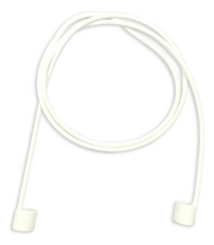 Cable De Cuerda Para Auriculares Blanco, Correa De Silicona