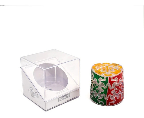 Cubo Rubik Qiyi Gear Cylinder Transparente - Nuevo Original