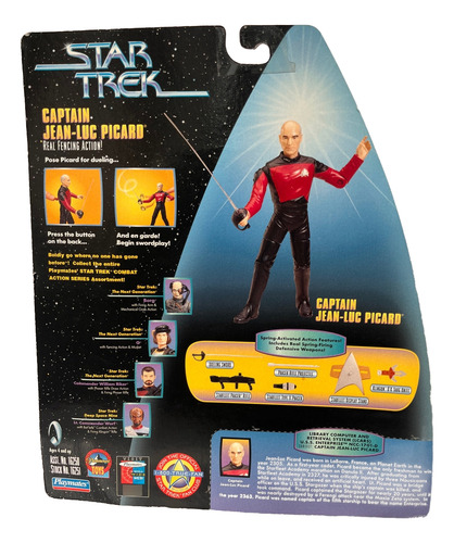 Star Trek Captain Picard Warp Factor - Playmates - Germanes