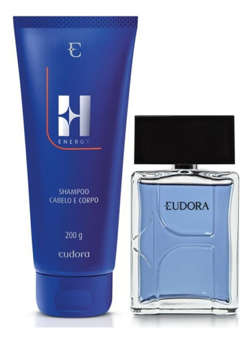 Kit H Energy  Colônia 100ml + Shampoo 200g - Eudora