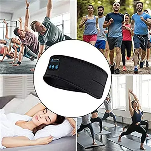Auriculares para dormir con Bluetooth, suaves y largos tiempos de juego con  altavoces integrados, perfectos para entrenamiento, correr, yoga, viajes