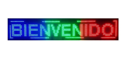 Letrero Led Compartido 3 Color Panel Publicitario Programab