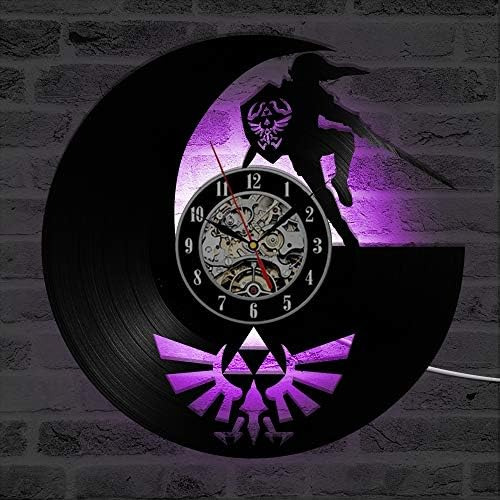 Fancylife The Legend Of Zelda Iluminación Led Antigua Reloj 