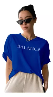 Camiseta Plus Size Unissex Oversized Balance Aesthetic