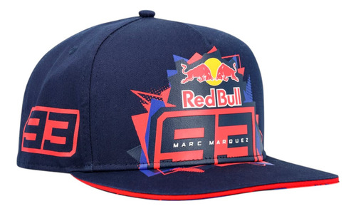 Gorra Oficial Moto Gp Tm Marc Marquez Dual Red Bull 2024