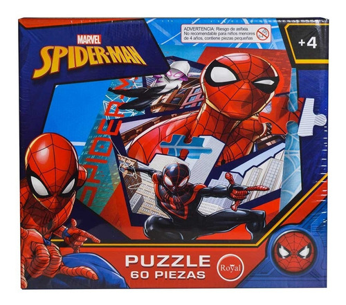 Puzzle Hombre Araña 60 Piezas Royal