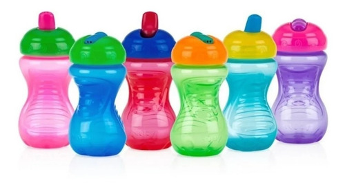 Imagen 7 de 7 de Vaso Para Bebe Nuby Antiderrame 9926 Pico Duro Revatible