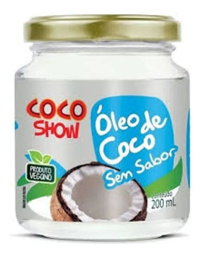 Copra Coco Show Óleo De Coco Sem Sabor 200ml