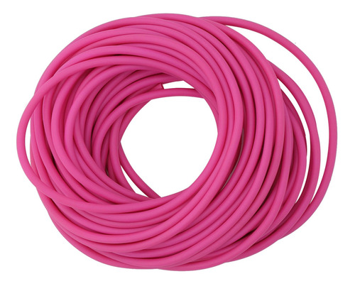 Cinta De Látex Natural Slingshot Tube, 10 M, Color Rosa Para