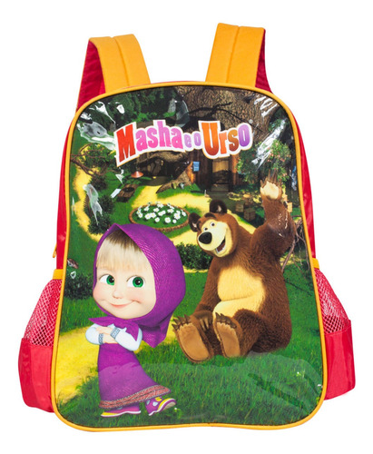 Mochila Masha E O Urso Infantil Escolar Is32631mu 2019