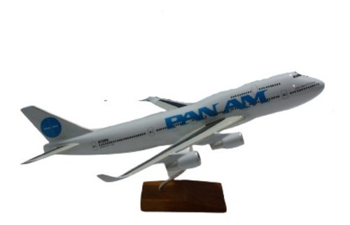 Miniatura De Avião B-747 Pan An