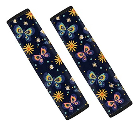 Suhoaziia Galaxy Dream Catcher Owl Car Seat Belt Pads Lv95o