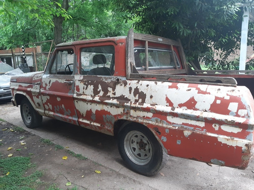 Ford F-100 Punta De Diamante Doble Cabina Motor V8 Permuto