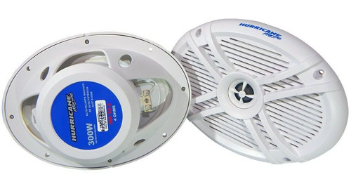 Imagem 5 de 7 de Par Alto Falantes 6x9 Hurricane Marine Mr69.2 Náutico 300w