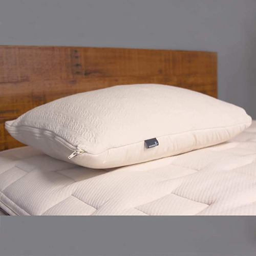 Almohada De Látex Orgánica 2 En 1 Lavable Y Ajustable Estánd