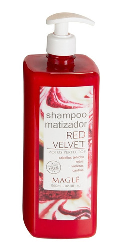 Shampoo Matizador Red Velvet Magle 960ml