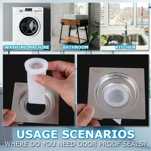 Anti Mau Cheiro Para Ralo Protetor De Inseto E Odor 2