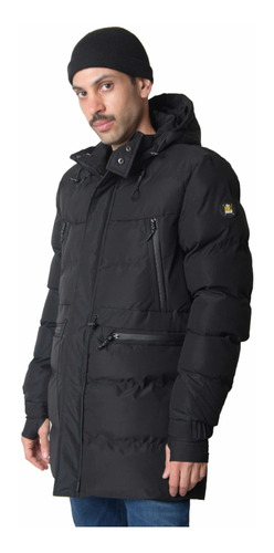 Imagen 6 de 10 de Campera Puffer Larga Inflable Impermeable Mujer The Big Shop