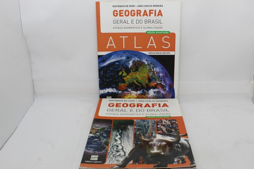 Livro Geografia Geral E Do Brasil Volume Único + Atlas Volume... Cg21319