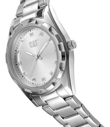 Imagen 2 de 7 de Reloj Caterpillar Mujer California Lady Acero Color De La Malla Plateado