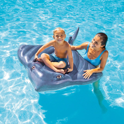 Flotador Salvavidas Inflable Mantarraya Niños Playa Piscina