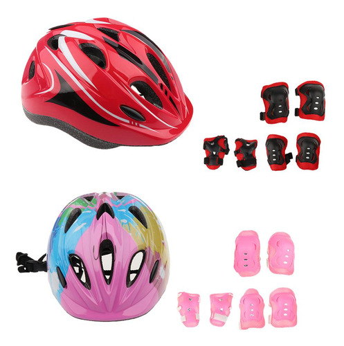 14 Piezas Niños Patinaje Monopatín Casco Rodillera Muñeca