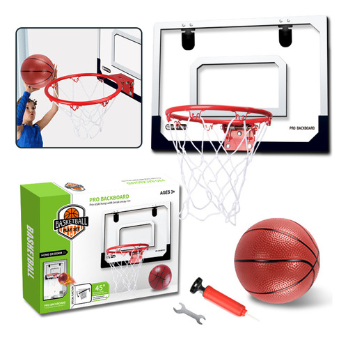 Wall-mounted Bascketball Hoop Set,