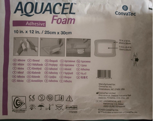 Aquacel Foam Convatec 25cm X 30cm