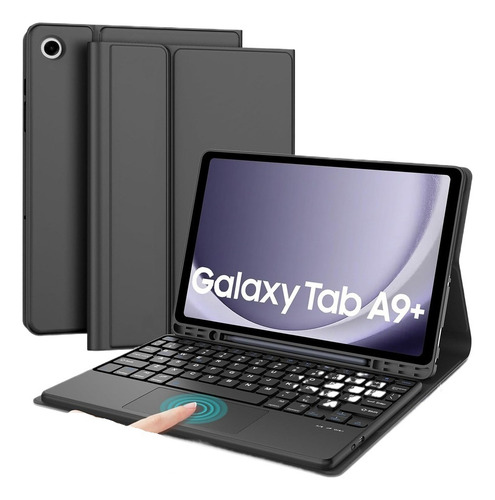 Z Funda Smart Case Touchpad Keyboard For Samsung A9+ Plus