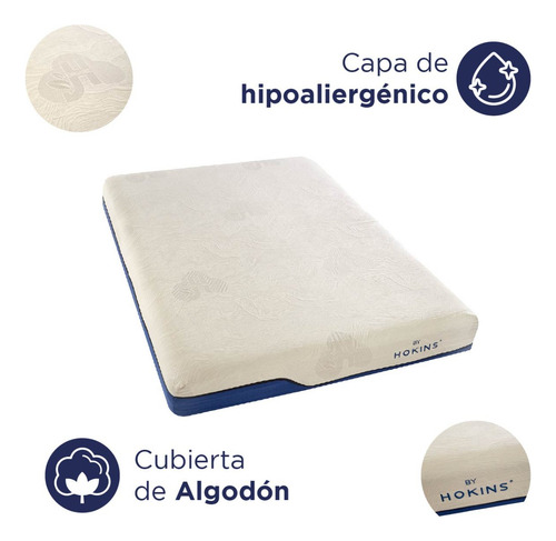 Colchón Organic Mattress Memory Foam (queen) - Hokins