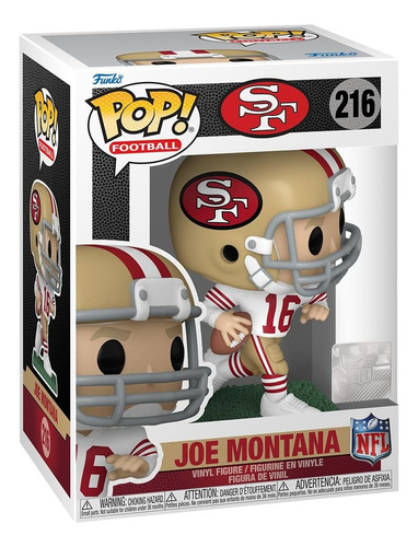 Funko Pop Nfl San Francisco - Joe Montana (away) #216