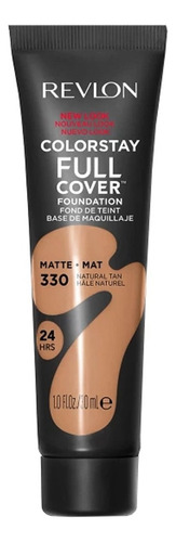 Base De Maquillaje Revlon Colorstay Full Cover Tono Natural Tan