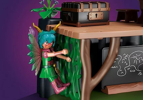 Figura Armable Playmobil Ayuma Campamento De Entrenamiento Cantidad de piezas 150