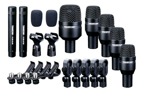Kit De Microfonos Takstar Dms-d7 Para Bateria Percusion /