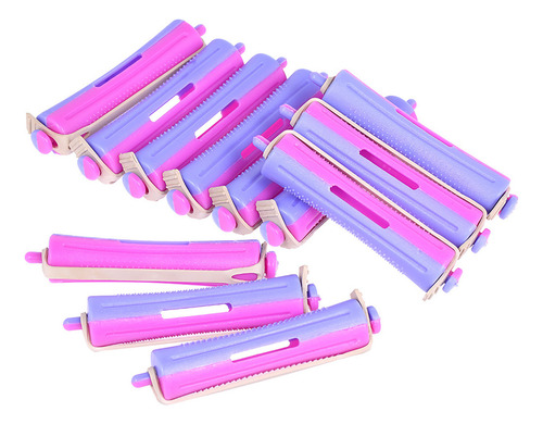 . 12 Rulos De Pelo Con Gomas Elásticas For Peinar Tú Mismo