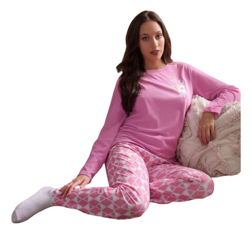 Pijama Marcela Koury 4238  Invierno Lucky 