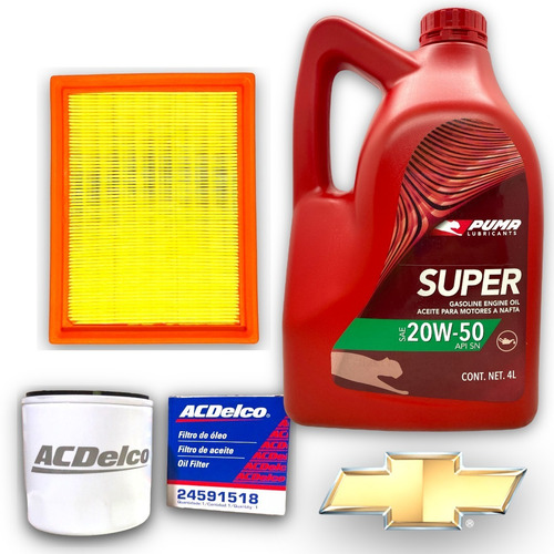 Kit Aceite Mobil 20w50 Y Filtros Corsa Classic Agile 1.4 1.6