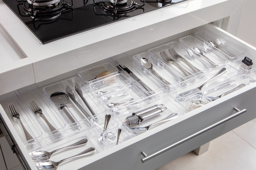 Organizador Modular Diamond Para Gavetas Multiuso 22,5x7,5cm