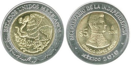 Moneda Conmemorativa Bicentenario De La Independencia 