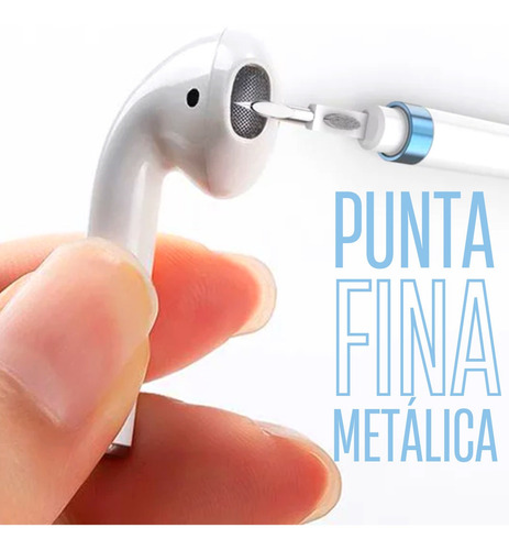 Imagen 3 de 8 de Lápiz Limpiador AirPods Airuculares iPhone Celular Teclado