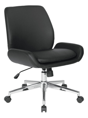 Office Star Silla Giratoria Moderna Ejecutiva Con Respaldo .