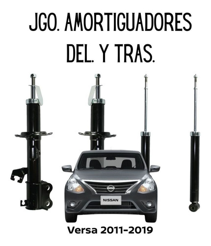 Kit Amortiguadores Para Versa 2013