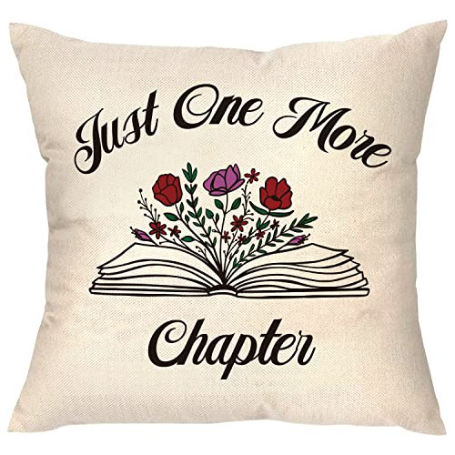 Funda De Almohada  Just One More Chapter , Regalo Amant...