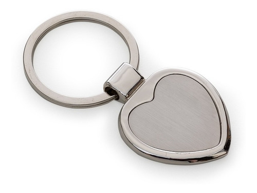 Chaveiro Metal Coração Personalizado Com Nome