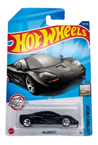 Mclaren F1 Black Hot Wheels 4/10 (107)