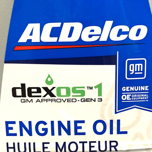Kit Cambio Aceite Acdelco, Chevrolet Onix 2023-2025
