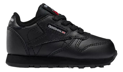 Reebok Classic Leather Color Negro Para Bebés 