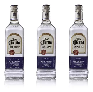 Pack 3 Unidades Tequila Jose Cuervo Silver 750ml Original