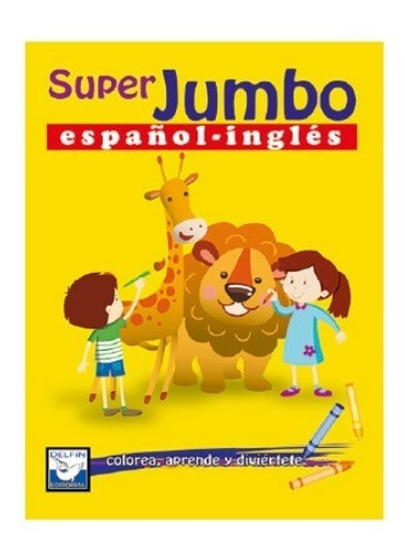 Jumbo Preescolar Kinder Para Colorear Español-inglés Verde