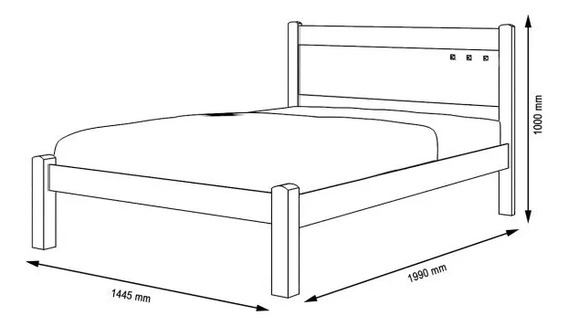 Segunda imagem para pesquisa de cama com cabeceira